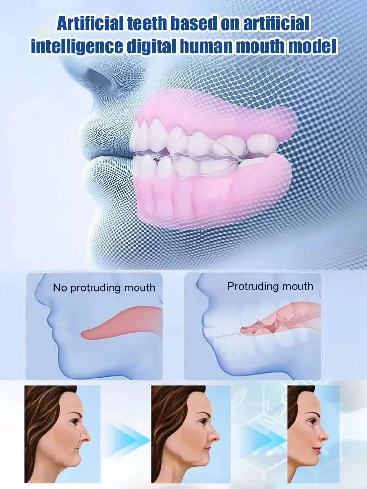 😁No glue required, installs in 1 second. Fits perfectly in your mouth. Buy once, use for life show off your confident smile👍