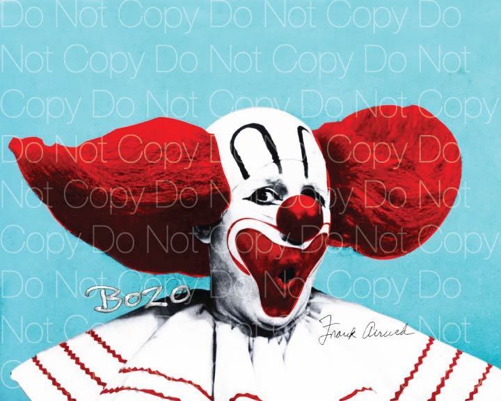 Bozo The Clown signed D'Auria Avruch 8X10 Photo Poster painting picture poster autograph RP