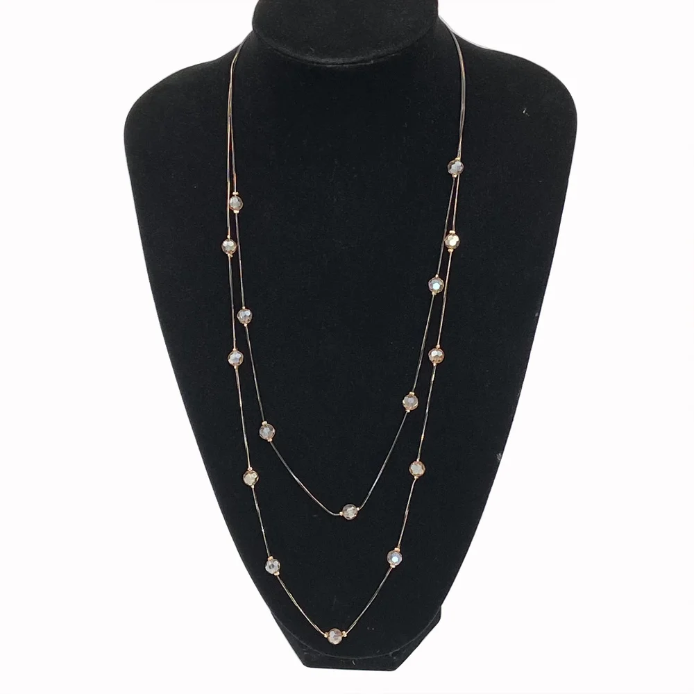 Elegant Multi-layered Pearl Necklace