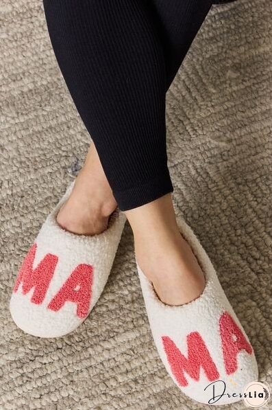Melody MAMA Pattern Cozy Slippers