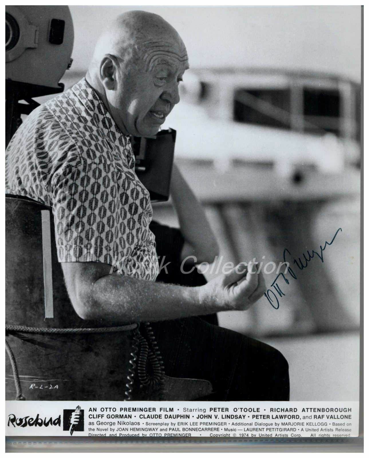 Otto Preminger - Director Signed Autograph 8x10 Photo Poster painting