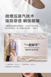 大宇小星斗手持挂烫机 熨烫机蒸汽电熨斗家用小型便携式烫衣服烫斗HI-036-Digicat 猫电澳洲