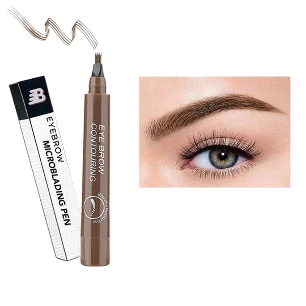 Shecustoms™ Waterproof Long-lasting Four-pronged Microblading Liquid Eyebrow Pencil