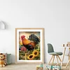 (Counted/Stamped) 11CT Cross Stitch - - Chicken And Sunflower 40*50cm/15.7x19.7in