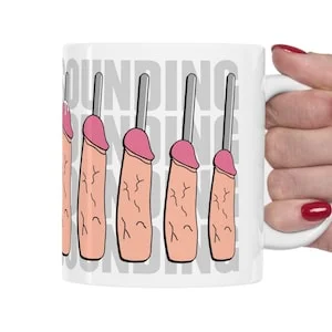 pornhint Pornhint Penis Sounding Mug | Urethral Sound Mug | Sounding Fetish | Sounding Rod Lover | Gay Guy Gift Idea | CBT Gifts for Men | Sexy Gifts for Him