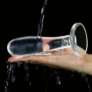 pornhint Pornhint Clear Jelly P-spot Anal Butt Plug Dildo Prostate Massager Probe Suction Cup