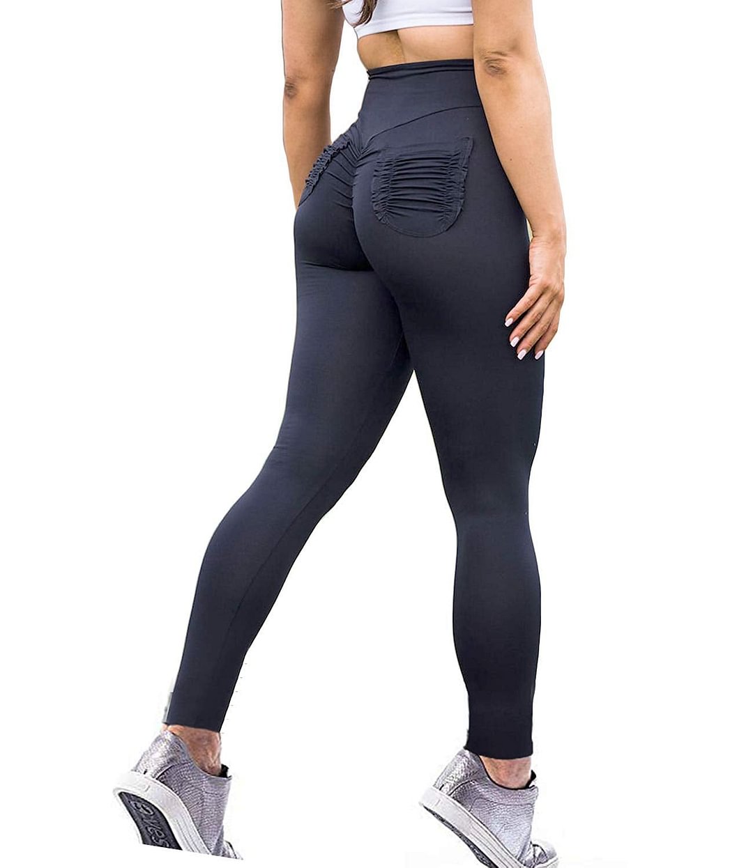 Scrunch Butt Yoga Pants High Waist Sport Workout Leggings Trousers Tummy Control Tights