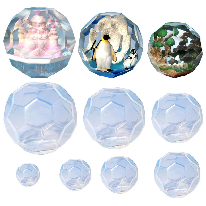 Hexagonal Cut Surface Sphere Resin Mold