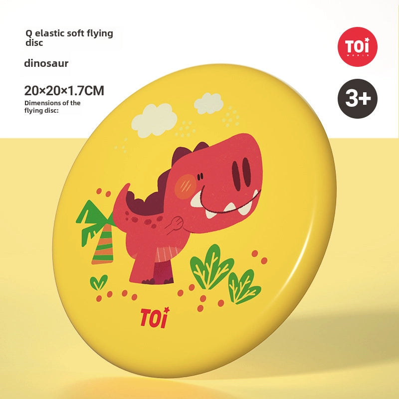 TOI Tuyi Children Soft Outdoor Flying Saucer Cartoon Kindergarten Park Parent-child Fitness Sports Toys