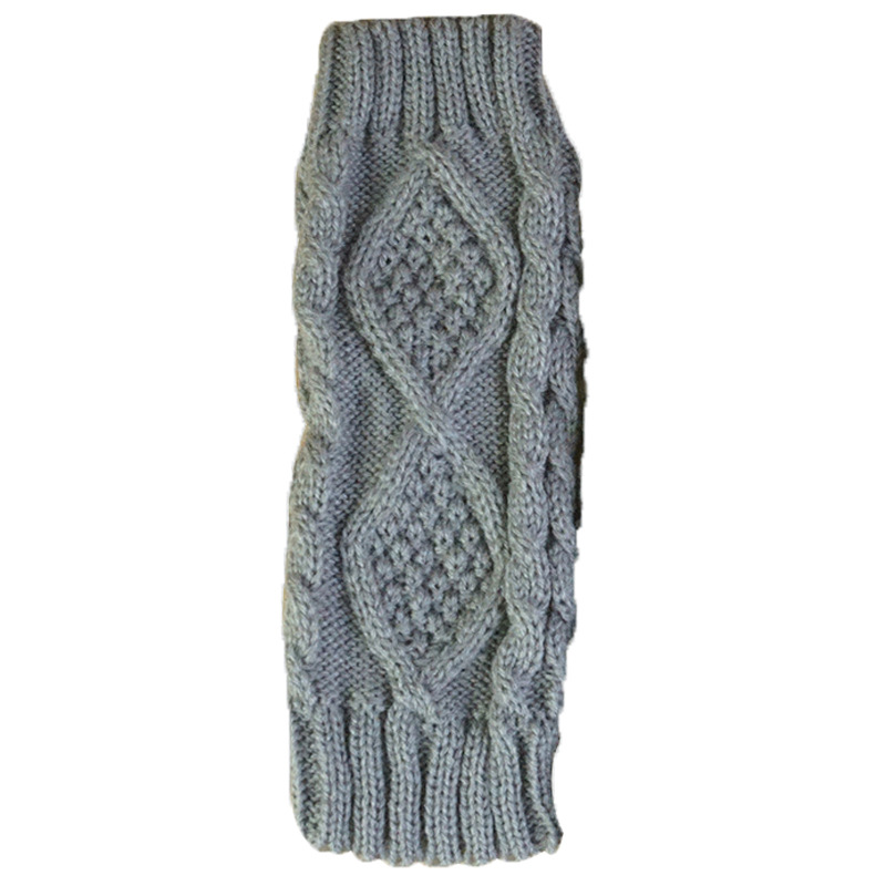 Letclo™  Diamond-shaped Jacquard Half-finger Gloves letclo Letclo