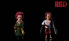 WCF Scale Red Hair Pirates Shanks & Rockstar  - ONE PIECE Resin Statue - A Plus Studios