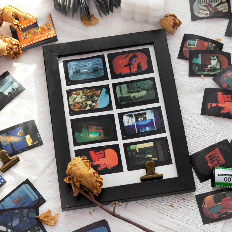 와시 스티커 - 거기 몇 시야 시리즈 빈티지 영화