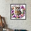 Diamond Painting-DIY Full Round Drill Owl(40*40CM)