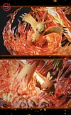 GX Evolution Series 008 Blaziken Family with LED - Pokemon Resin Statue - Fantasy Studios [In Stock]