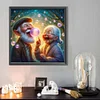 Diamond Painting-Round AB Drill Old People(45*45CM)