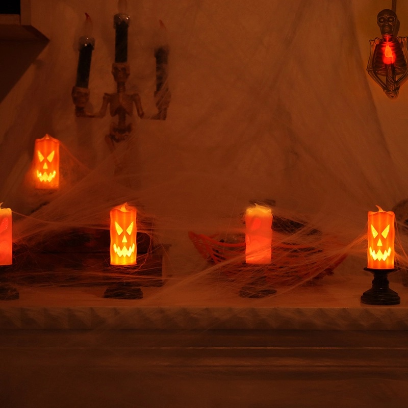Halloween Pumpkin Plastic Party Ornaments Lightings4