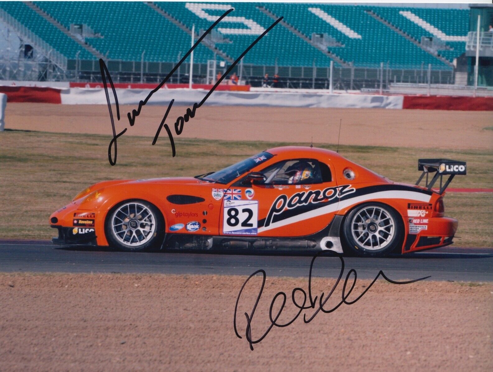 Lawrence Tomlinson and Richard Dean Hand Signed 8x6 Photo Poster painting - Le Mans Autograph 1.