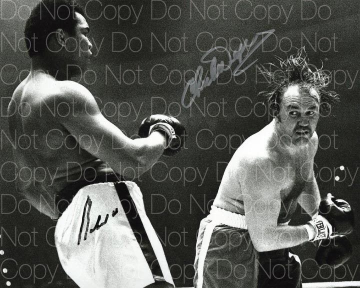 Chuck Wepner Muhammad Ali signed 8X10 picture autograph RP