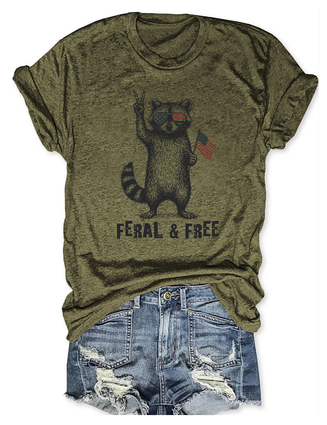 Feral But Free T-shirt