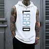 Men's Casual Street Gym Hooded Tank Top by Inlyline