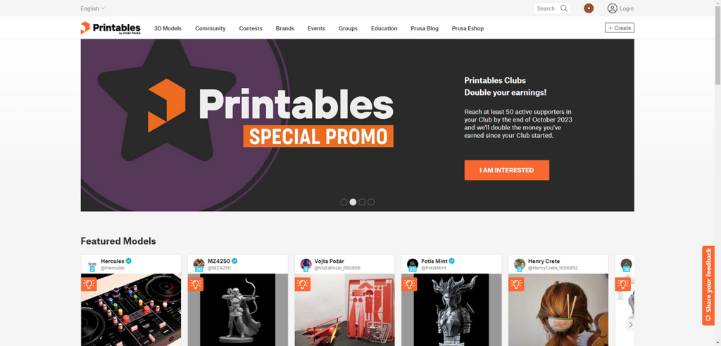 Printables社区互动示意图