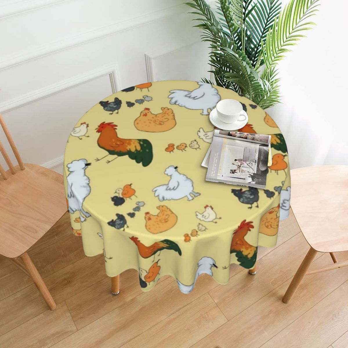 

Chicken - Round Tablecloth, 150cm, 501 Original