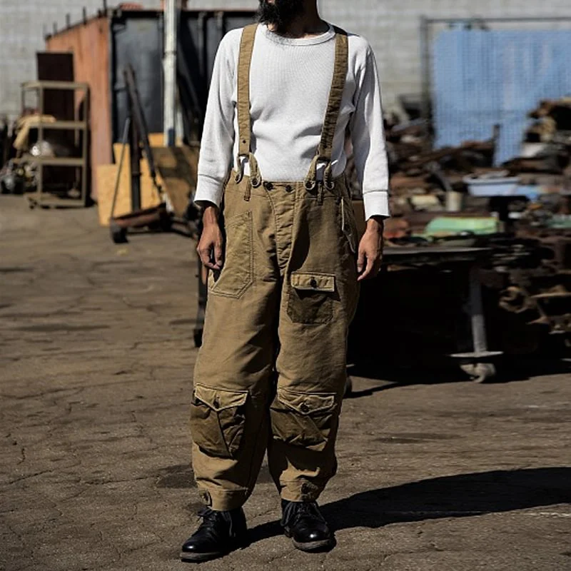 Fashion Multi-Pocket Cargo Overalls