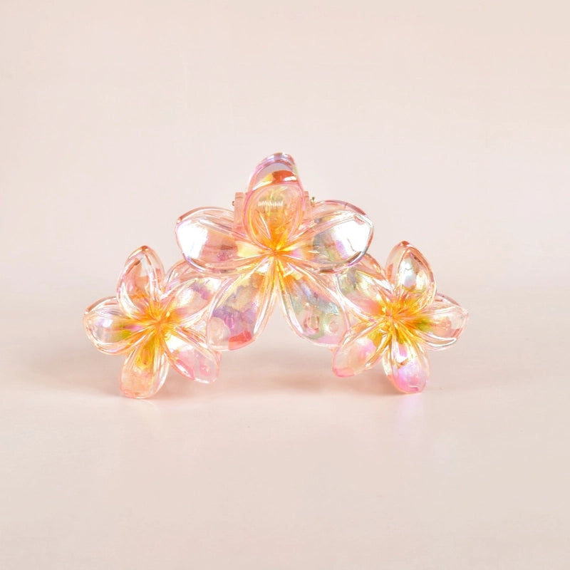 Cute Women’s Flower Plastic Hair Claws