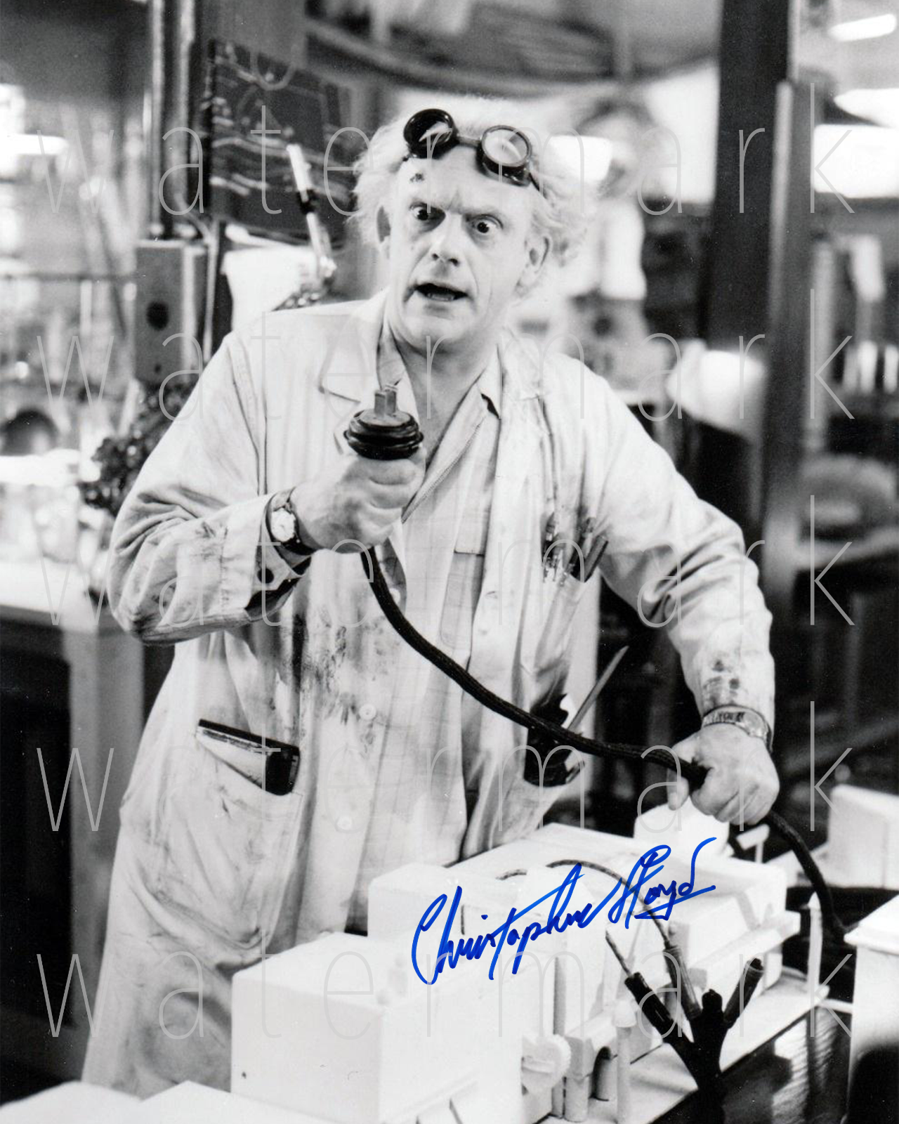 Back to the Future Doc Brown signed 8X10 print Photo Poster painting poster picture autograph RP