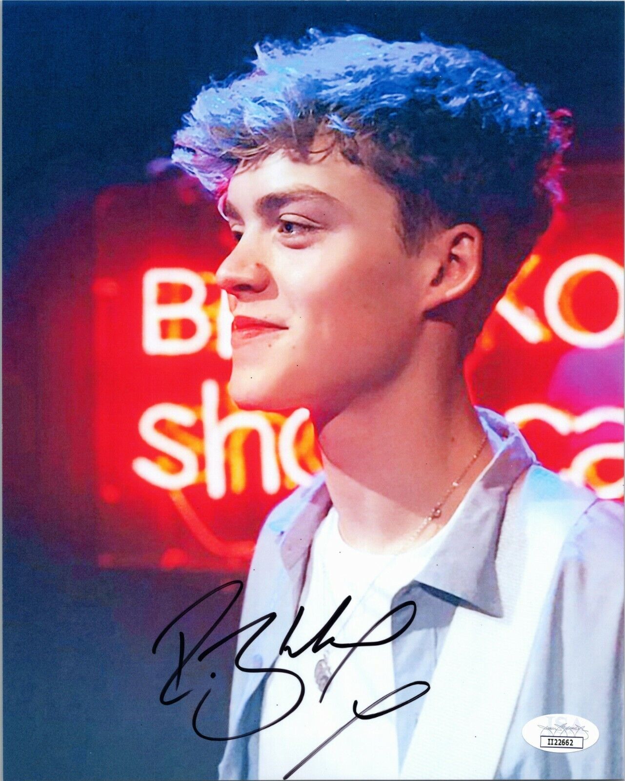 ~~ REECE BIBBY Authentic Hand-Signed NEW HOPE CLUB