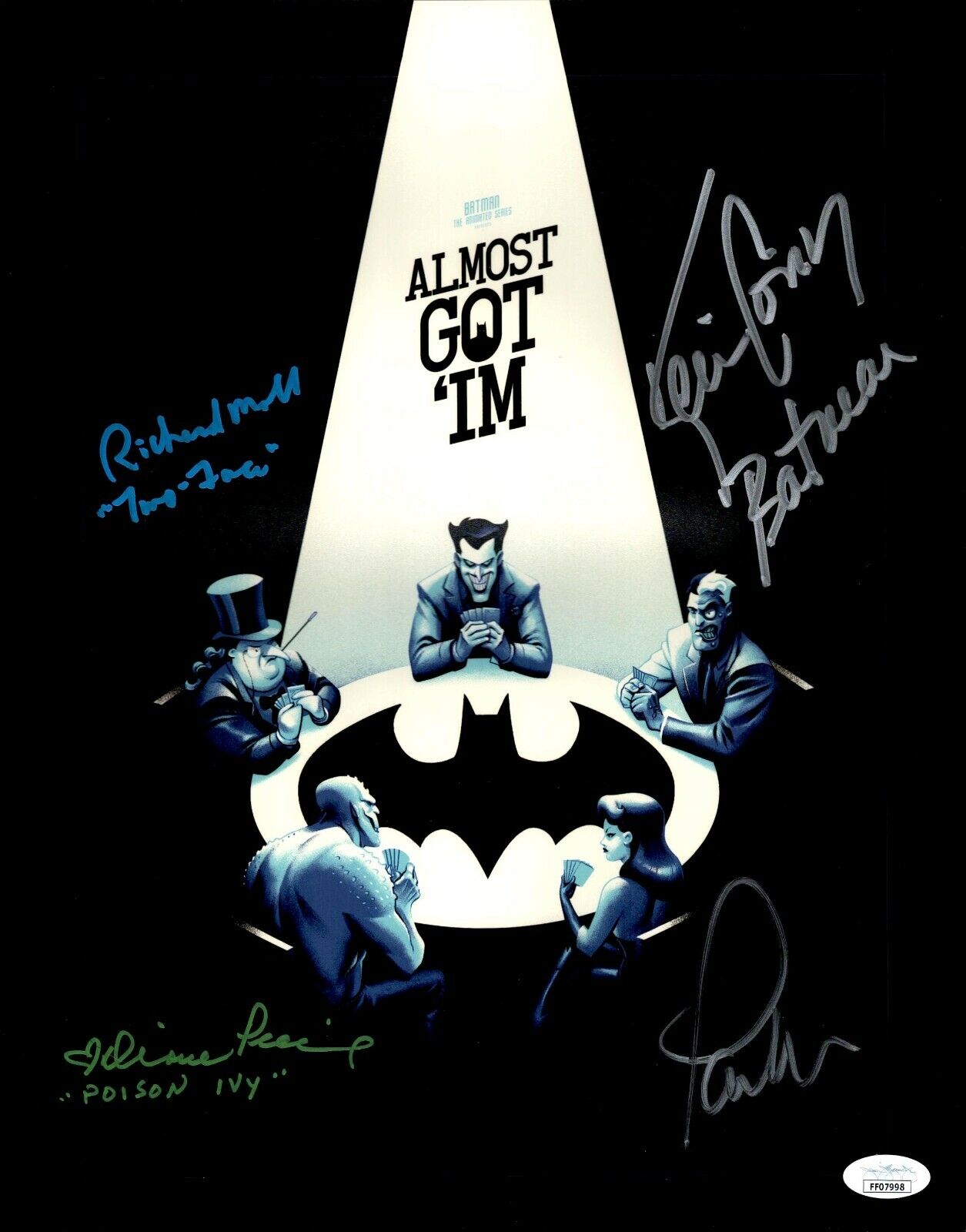 KEVIN CONROY X4 Cast Signed 11x14 Photo Poster painting BATMAN ANIMATED SERIES Autograph JSA COA