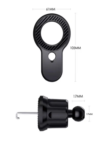 Car Phone Holder Car Air Outlet Metal Gravity Navigation Bracket