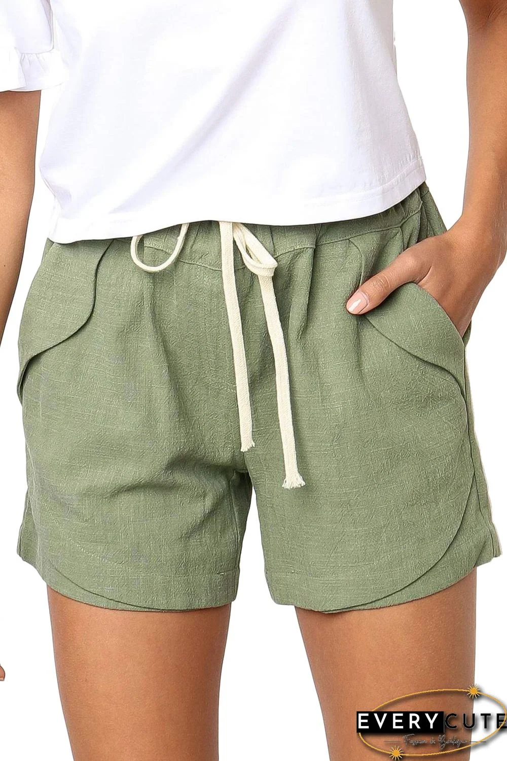 Green Faylin Shorts