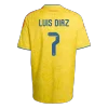 LUIS D&iacute;AZ #7 Colombia Home Soccer Jersey World Cup 2026