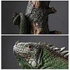 Simulation Lizard Sculptures,Hand Painted Resin Jungle Chameleon Sculpture Tropical Reptile Animal Model Home Decor Craft Ornament Accessories