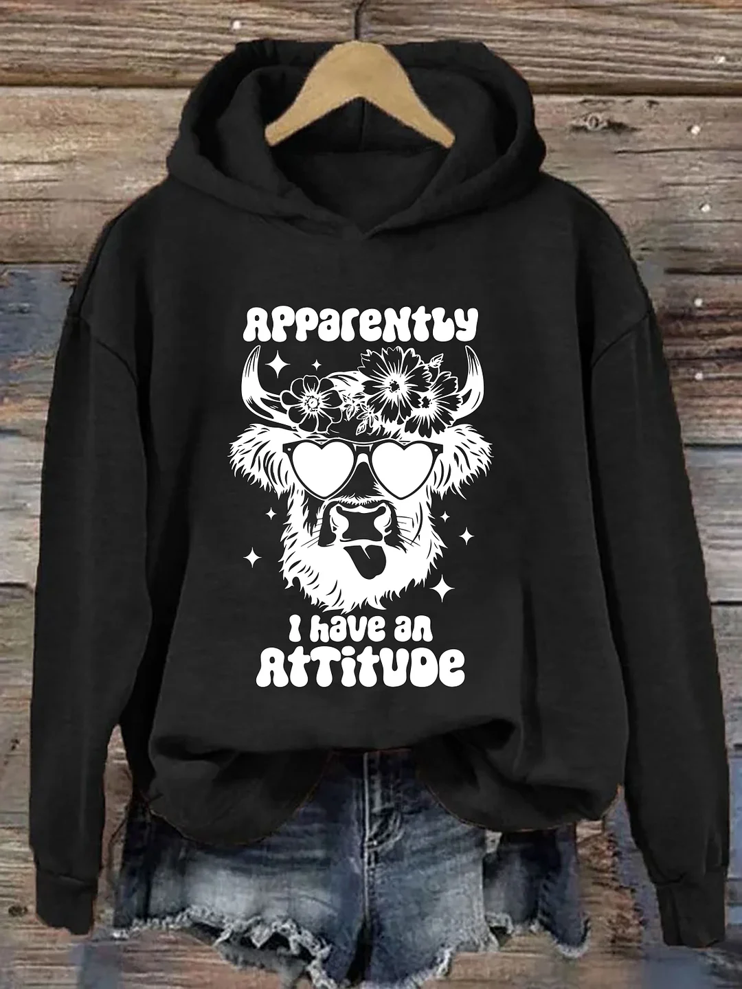 Apparently I Have An Attitude Hoodie