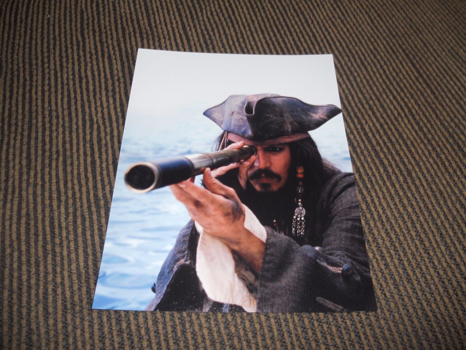 Johnny Depp Sexy Pirates Of The Caribbean 8 x 10 Color Photo Poster painting #1