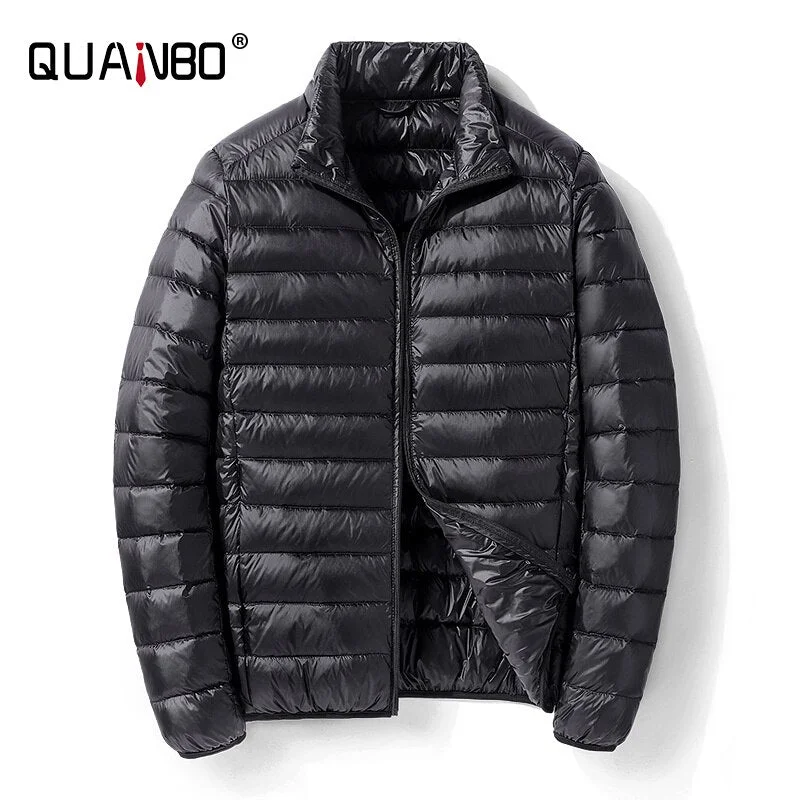 Oocharger Colors Men's Lightweight Packable Down Jacket Breathable Puffer Coat Water-Resistant 2023 New Top Quality Male Puffer Jacket