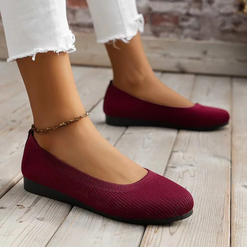 Tanguoant Tanguoant Size Single Shoes Women 2023 Spring Autumn New Round Head Cover Foot Lazy People A Foot Pedal Casual Single Shoes Women