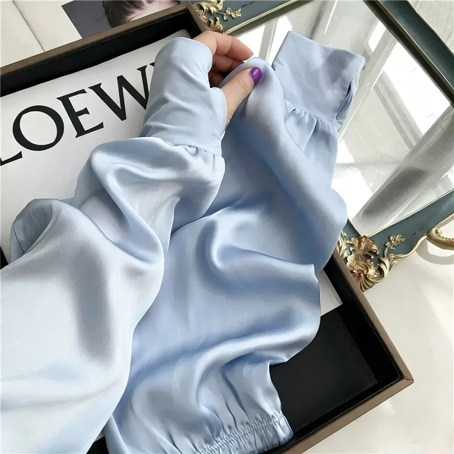 100% Silk Arm Sleeves For Women REAL SILK LIFE
