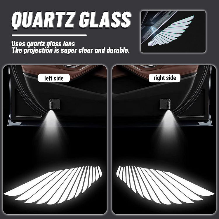 🎄Christmas Promotion-49% OFF🎄HD Car Welcome Light Angel Wings