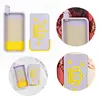 Crown Flip Cover Diamond Painting Sorting Tray with Spout (Lavender)