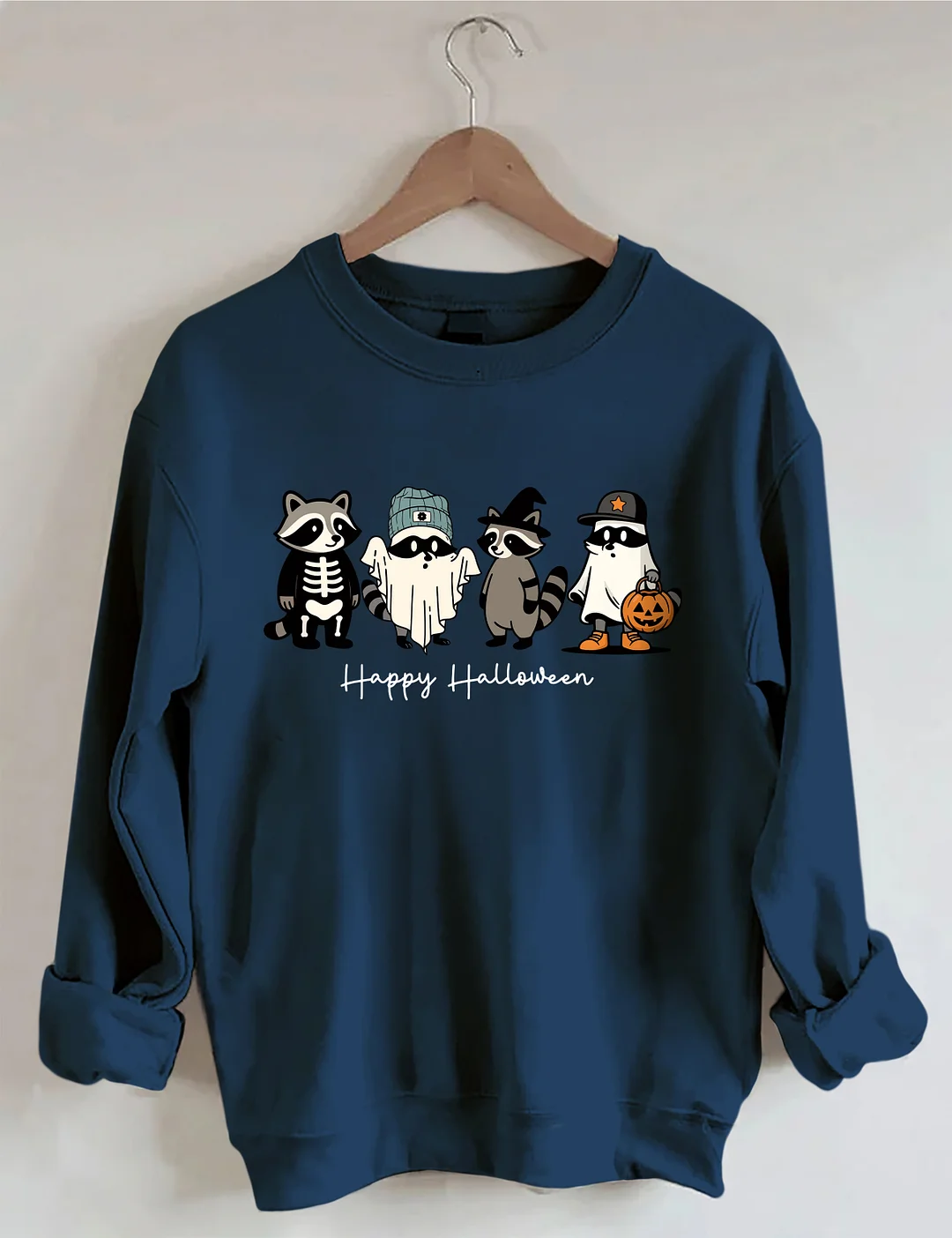 Cute Raccoon Ghost Sweatshirt