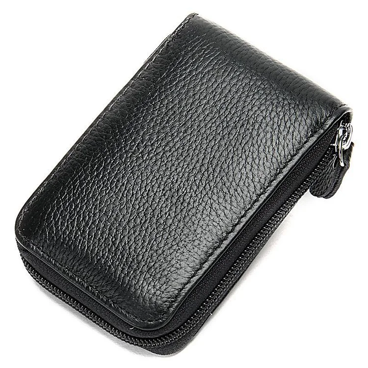 Unisex Creative Organ Card Holder Leather Large-Capacity Wallet