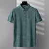 Men's Embroidered Fashion Casual Solid Color Polo Shirt
