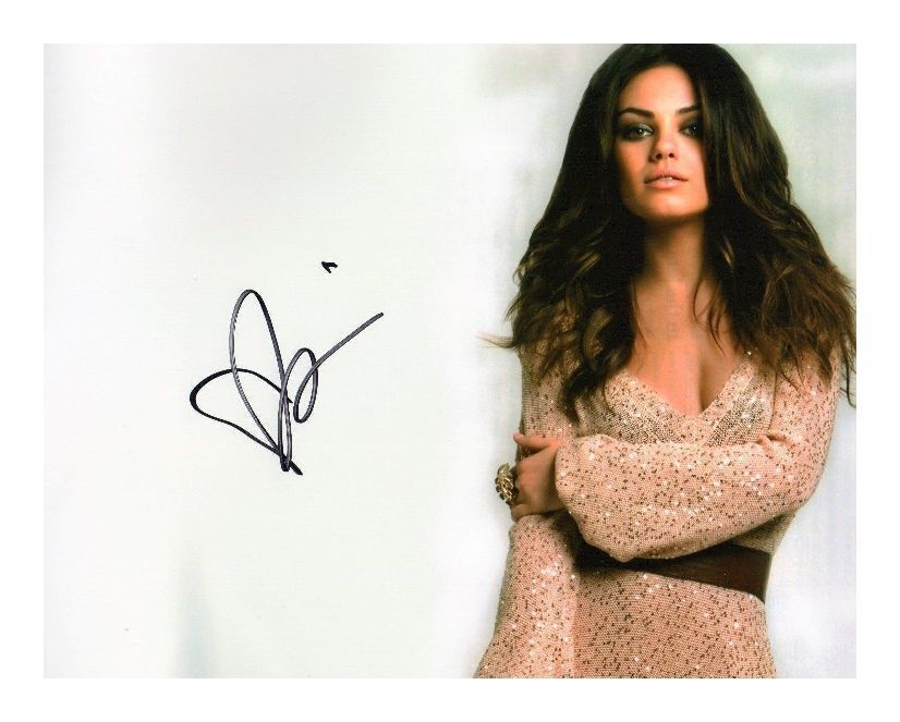 MILA KUNIS AUTOGRAPHED SIGNED A4 PP POSTER Photo Poster painting PRINT 5