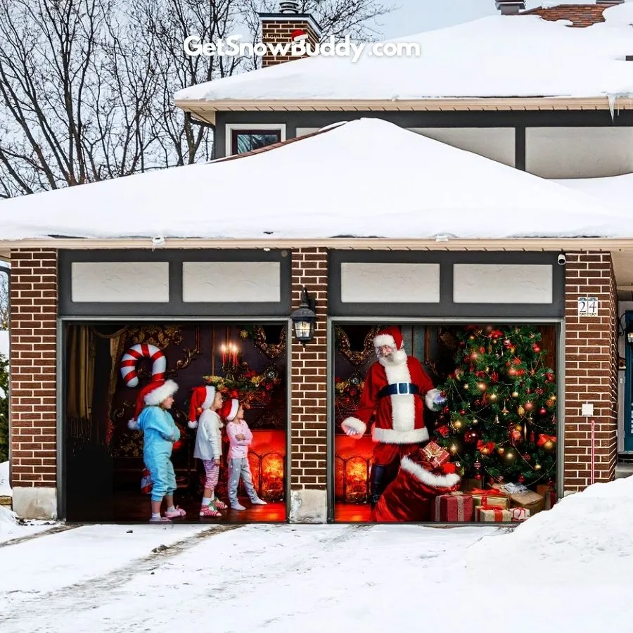 SnowBuddy Garage Door Covers Christmas 2024 Buy 2 Free Shipping