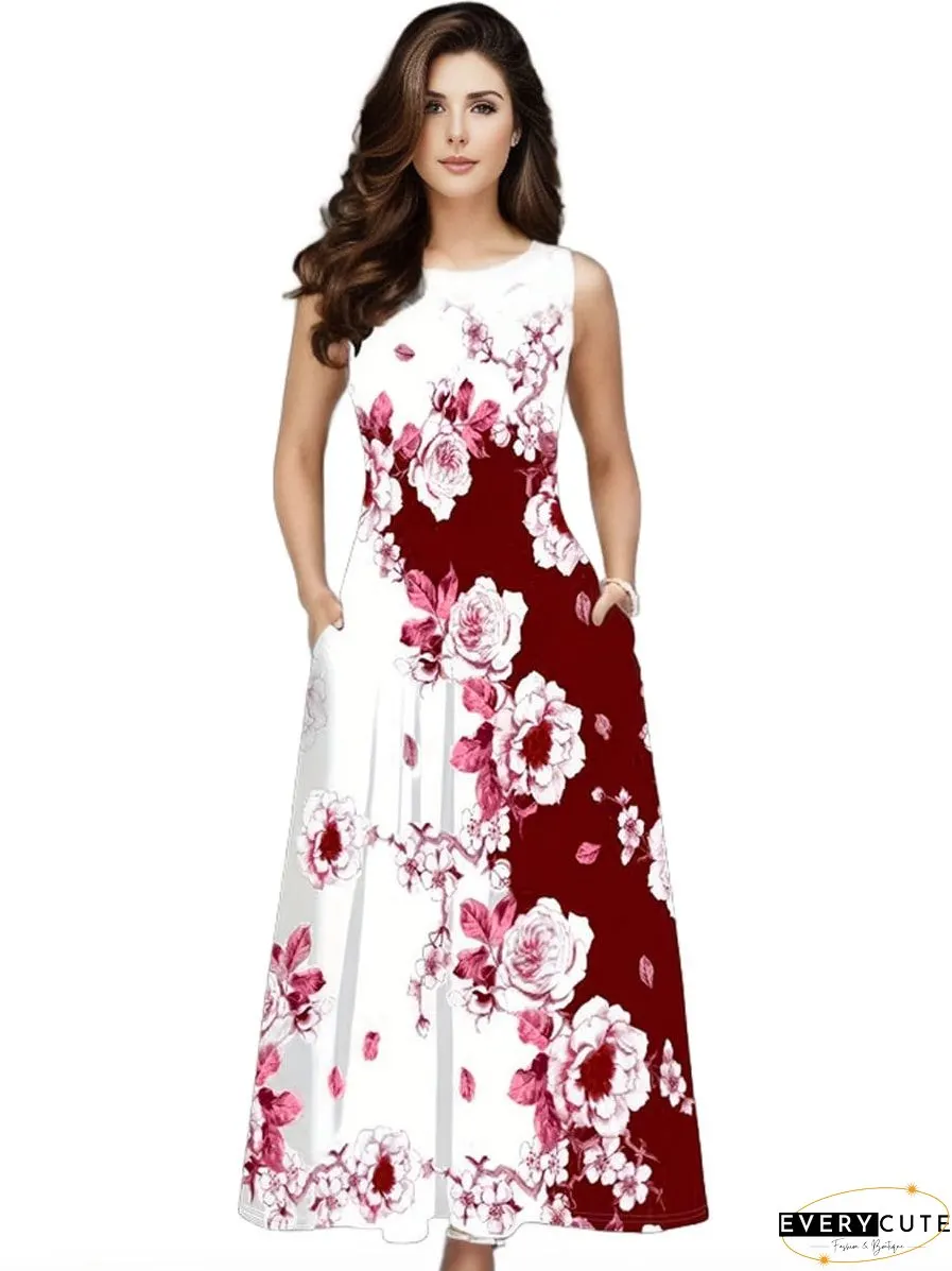 Plus Size Floral Dress