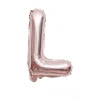 20PCS English Letters 16" Aluminum Film Golden Silver Rose Gold Balloons Birthday Party Decor