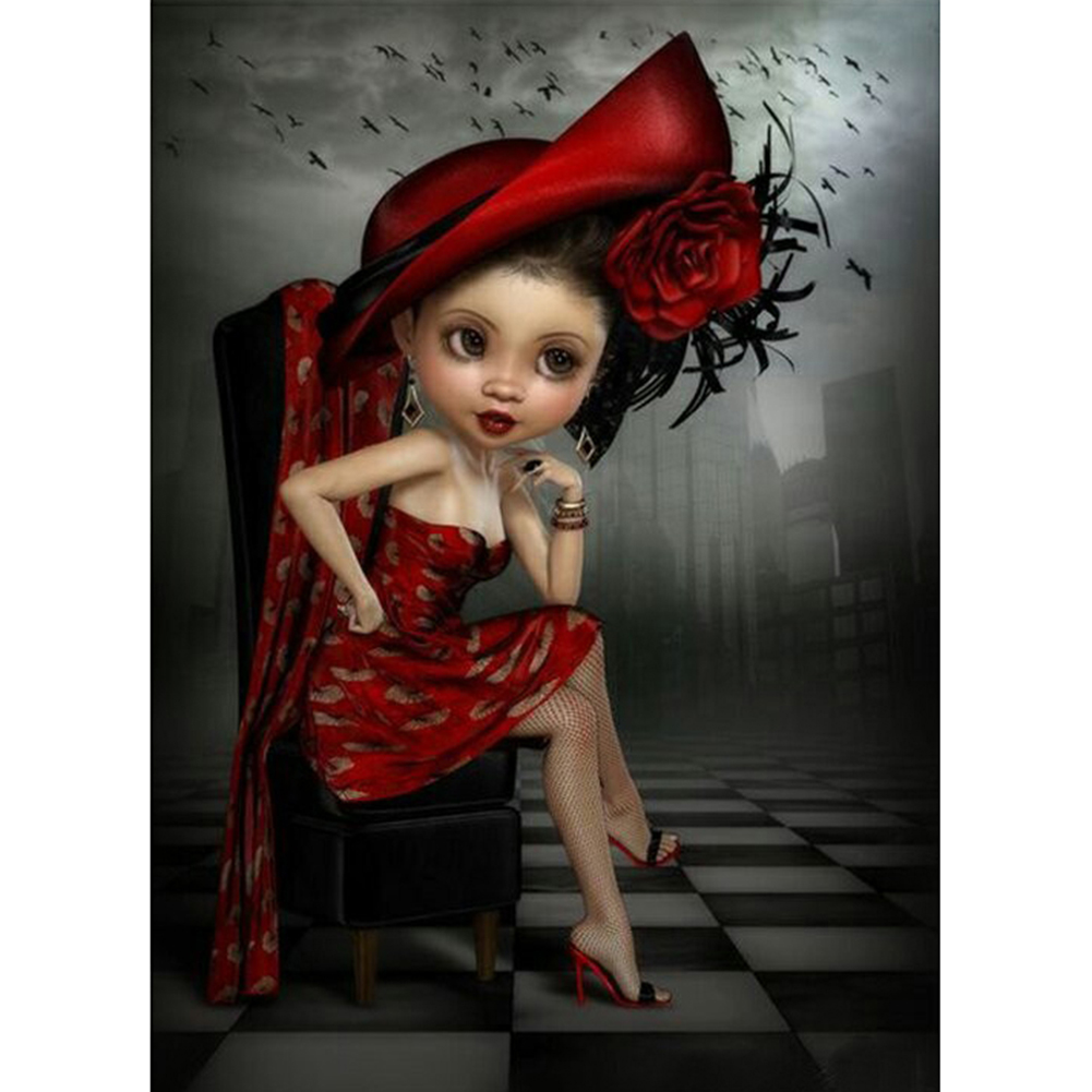 

Fairy Girl - Round Drill Diamond Painting - 30*40CM, 501 Original